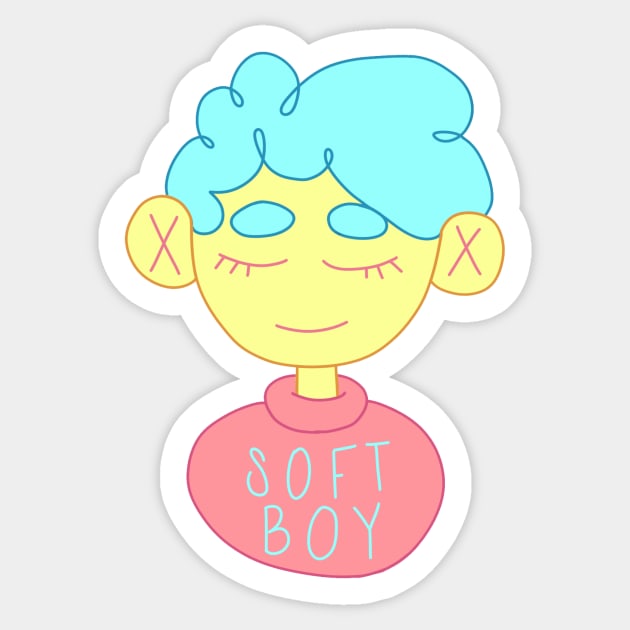 softboy Sticker by stickerjock